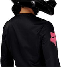 FOX dres BLACKOUT dámský černo-růžový XL