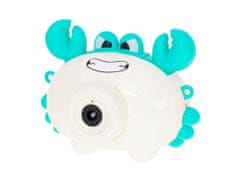 WOWO Zelený Krab - Stroj na Výrobu Mýdlových Bublin pro Děti