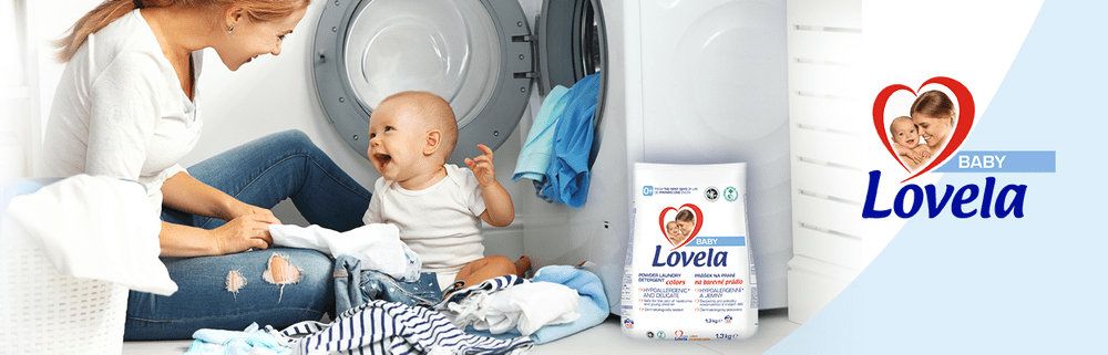 Levně Lovela Baby prášek na praní na barevné prádlo 1,3 kg / 13 pracích dávek