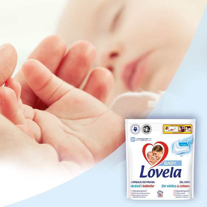 Levně Lovela Baby gelové kapsle na praní 36 ks