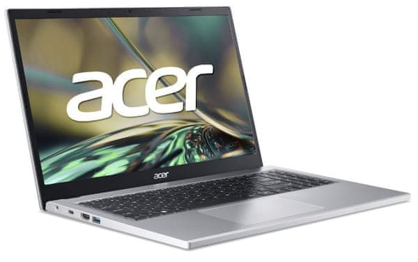 notebook Acer Aspire 3 NX.KDEEC.007 15,6 palců Full HD IPS displej AMD Ryzen 5 7520U sedmá generace integrovaná grafická karta AMD Radeon Graphics WiFi ax 802.11 Bluetooth 512 GB SSD NVMe 8 GB RAM DDR5 operační systém Windows 11 Home