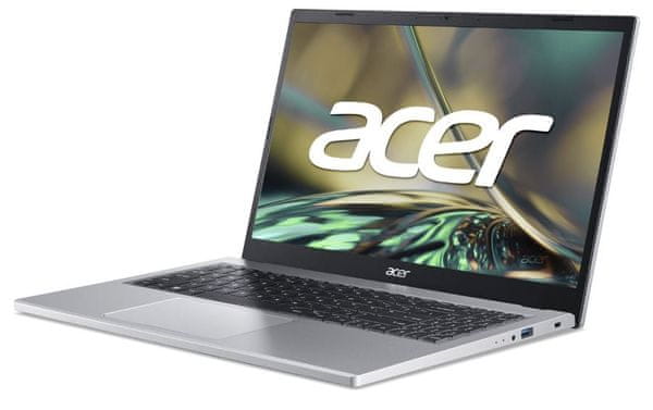 notebook Acer Aspire 3 NX.KDEEC.007 15,6 palců Full HD IPS displej AMD Ryzen 5 7520U sedmá generace integrovaná grafická karta AMD Radeon Graphics WiFi ax 802.11 Bluetooth 512 GB SSD NVMe 8 GB RAM DDR5 operační systém Windows 11 Home