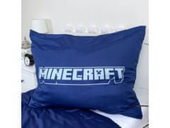 sarcia.eu Minecraft dětské povlečení z mikrovlákna, tmavě modré povlečení 140cm x 200cm OEKO-TEX