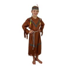 Rappa Dětský kostým indiánka s čelenkou a peřím (M) e-obal