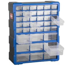 AHProfi Plastový organizér / box na šroubky, 39 rozdělovníků - MW1502