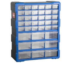 AHProfi Plastový organizér / box na šroubky, 39 rozdělovníků - MW1502