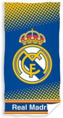 FotbalFans Osuška Real Madrid FC, modro-žlutá, bavlna, 70x140