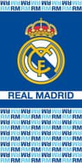 FotbalFans Modrá Osuška Real Madrid FC, modrá, 70x140, bavlna