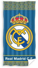 Osuška Real Madrid FC, modro-žlutá, 70x140, bavlna