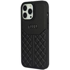 Audi  Genuine Leather Zadní Kryt pro iPhone 13/13 Pro Black