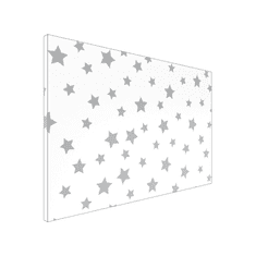Allboards magnetická bezrámová kovová tabule s potiskem 60x40cm - hvězdy,MB64_00037
