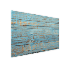 Allboards Kovový obraz modrá retro vintage 90 x 60 ALLboards METAL MB96_00011