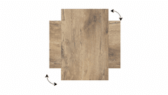 Allboards Kovový obraz dřevěná deska 60 x 40 ALLboards METAL MB64_00029