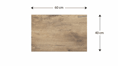 Allboards Kovový obraz dřevěná deska 60 x 40 ALLboards METAL MB64_00029