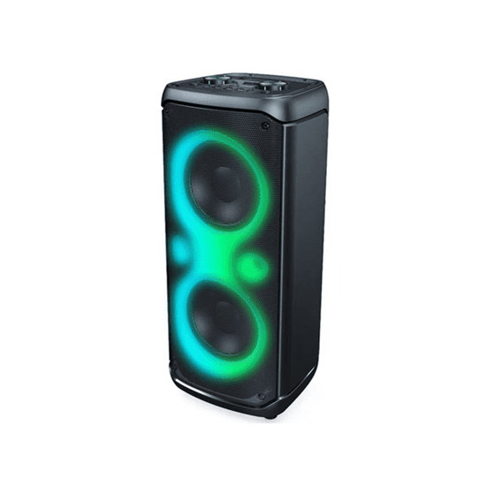 Bass Bluetooth reproduktor s mikrofonem, rádiem a funkcí karaoke BASS