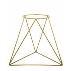 ModernHome Trojúhelníkový Stojanový Záhon 40 Cm Zlatý Glamour