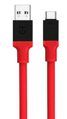 Tactical Fat Man Cable USB-A/USB-C 1m Red 8596311227882