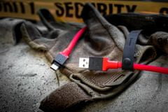 Tactical  Fat Man Cable USB-A/Lightning 1m Red