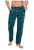Cornette 691-46 pánské pyžamové kalhoty Barva: tyrkysová, Velikost: L