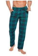 Cornette 691-46 pánské pyžamové kalhoty Barva: tyrkysová, Velikost: L