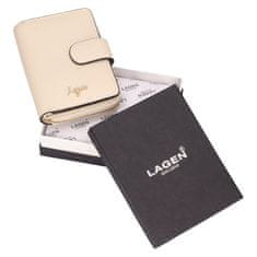 Lagen Dámská kožená peněženka BLC/5584/922 OFF WHITE