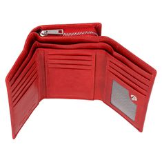 Lagen Dámská kožená peněženka LG-2151 RED
