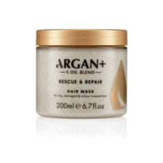 Argan+ Maska na suché, poškozené a barvené vlasy, 200ml
