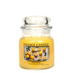 Village Candle Vonná svíčka - Svěží citrón Doba hoření: 25 hodin