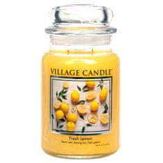 Village Candle Vonná svíčka - Svěží citrón Doba hoření: 25 hodin