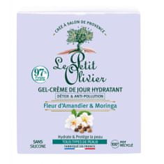 Le Petit Olivier Denní Pleťový gel-krém - Mandlový květ & Moringa, 50ml