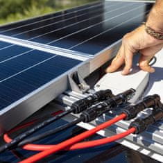 Qoltec Sada solárního nářadí kompatibilní s konektory MC4 | Krimpovací kleště + odizolovací kleště