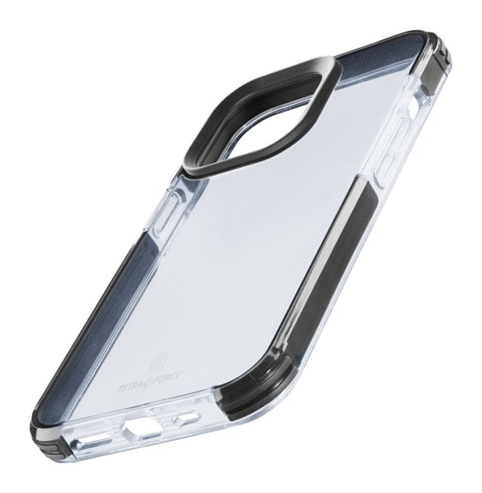Levně CellularLine Ultra ochranné pouzdro Tetra Force Shock-Twist pro Apple iPhone 15 Pro Max, 2 stupně ochrany, transparentní (TETRACIPH15PRMT)