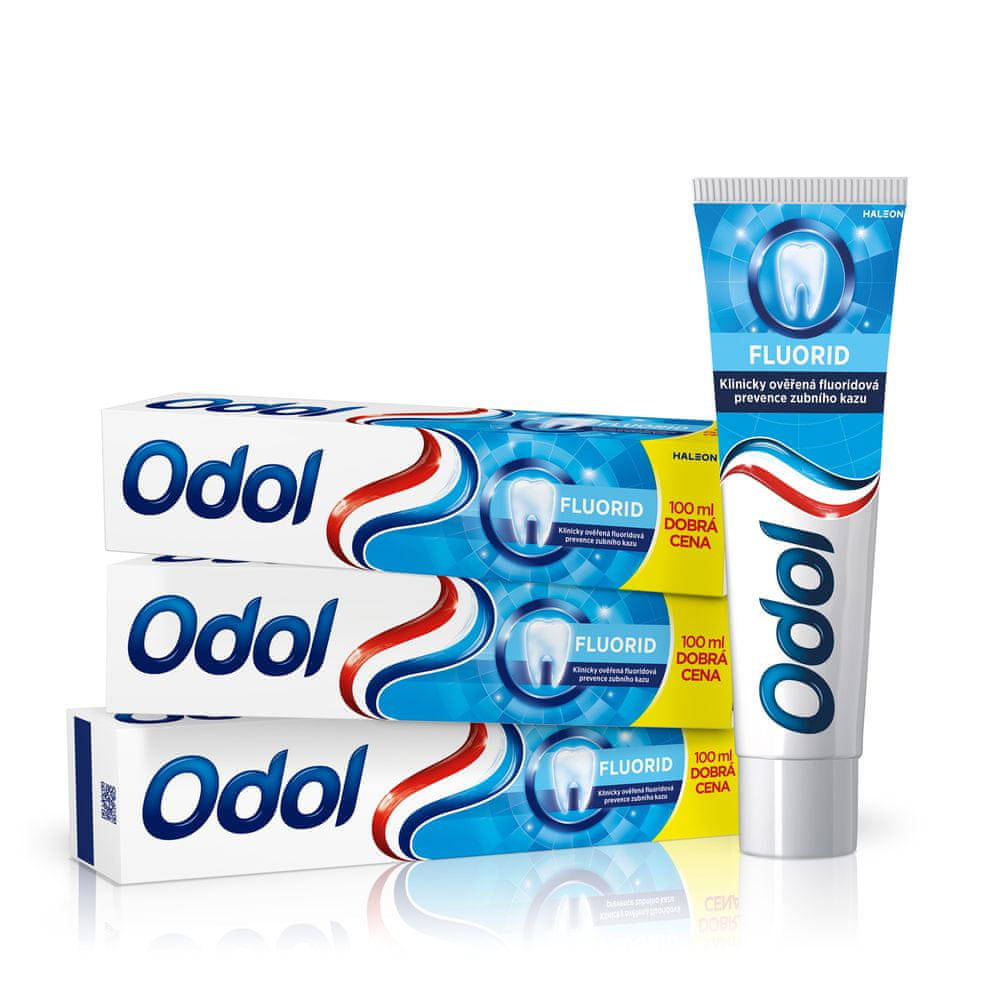 Levně Odol Fluorid zubní pasta 3x100 ml