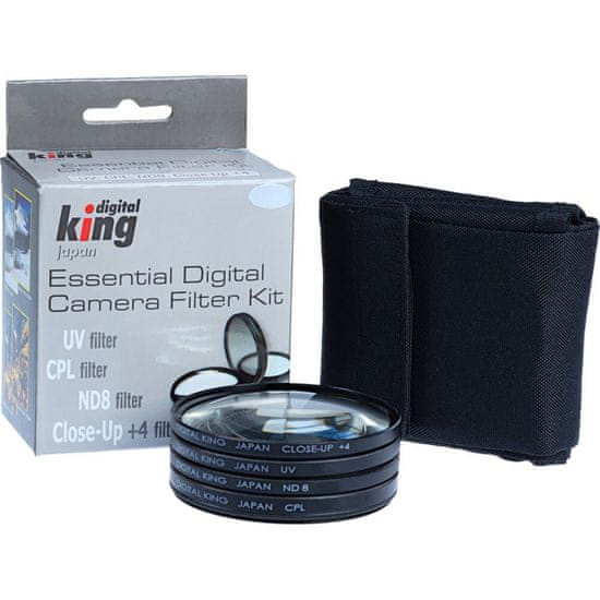 Digital King Sada filtrů Digital King UV CPL ND8 Macro 55mm