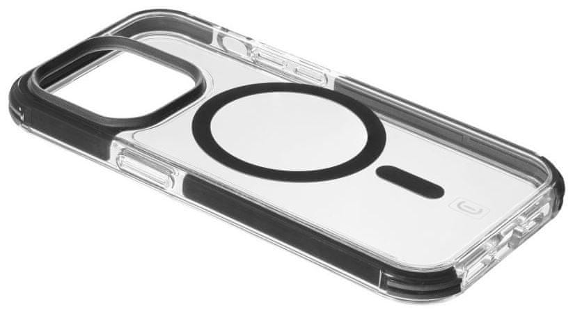 Levně CellularLine Ochranný kryt Tetra Force Strong Guard Mag s podporou Magsafe pro Apple iPhone 15 Pro, transparentní (TETRACMAGIPH15PROT)