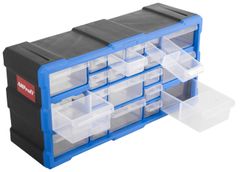 AHProfi Plastový organizér / box na šroubky, 22 rozdělovníků - MW1503