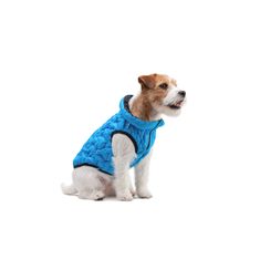 Doggy UNI bunda - ultralehká, oboustranná, FLEXIBILNÍ bunda pro psa, 4 velikosti a 3 barevná provedení, modrá barva, XS
