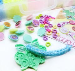 Rainbow Loom Besties Mini Combo - výrobky a náramky z gumiček 