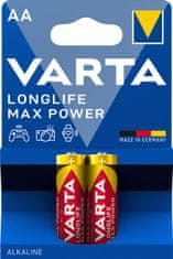 Varta baterie Longlife Max Power AA, 2ks
