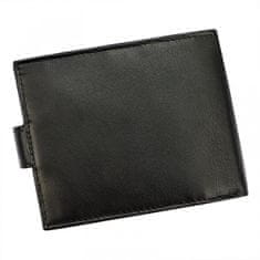 Pierre Cardin Luxusní pánská kožená peněženka Pierre Cardin Roberrt, černá