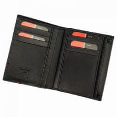 Pierre Cardin Pánská kožená peněženka na výšku Pierre Cardin Bruno,černý
