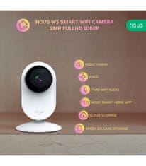 Nous W3 WiFi Smart Kamera 2MP FullHD 1080p Tuya