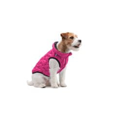 Doggy UNI bunda - ultralehká, oboustranná, FLEXIBILNÍ bunda pro psa, 4 velikosti a 3 barevná provedení, růžová barva, XS