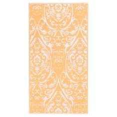 Vidaxl Venkovní koberec oranžový a bílý 160 x 230 cm PP