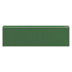 Vidaxl Zahradní kůlna zelená 192x606x223 cm pozinkovaná ocel