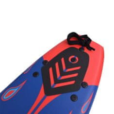 Vidaxl Surfové prkno modro-červené 170 cm