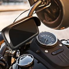 MobilMajak Držák na motorku / skůtr se zipem velikost 6,4" - 8" černý