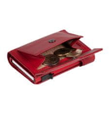 Pánská červená kožená minipeněženka Tony Perotti