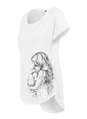 Monkey Mum Kojicí tričko Monkey Mum bílé - milující maminka P00768-4
