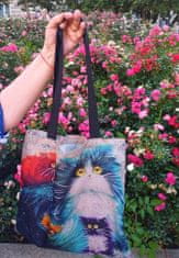 Flor de Cristal Plátěná taška přes rameno Pejsek